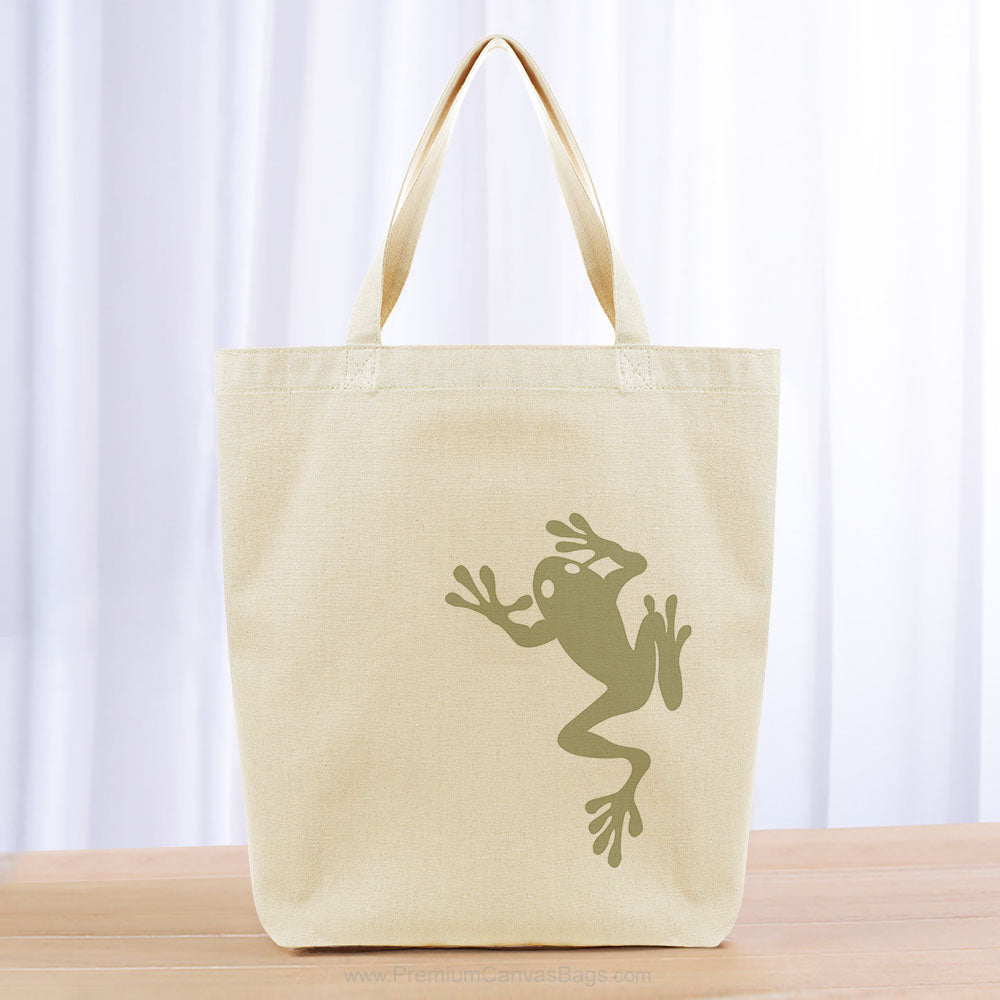 Frog Tote Bag - Khaki