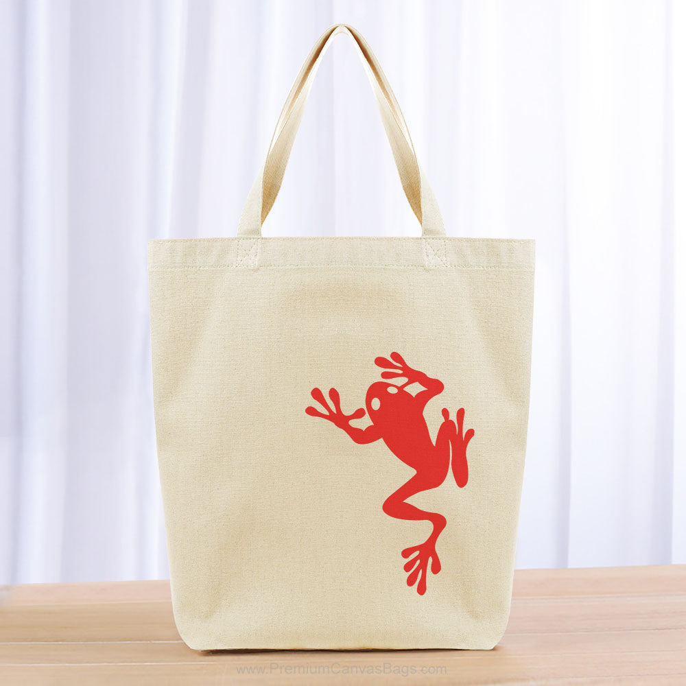 Frog Tote Bag - Red