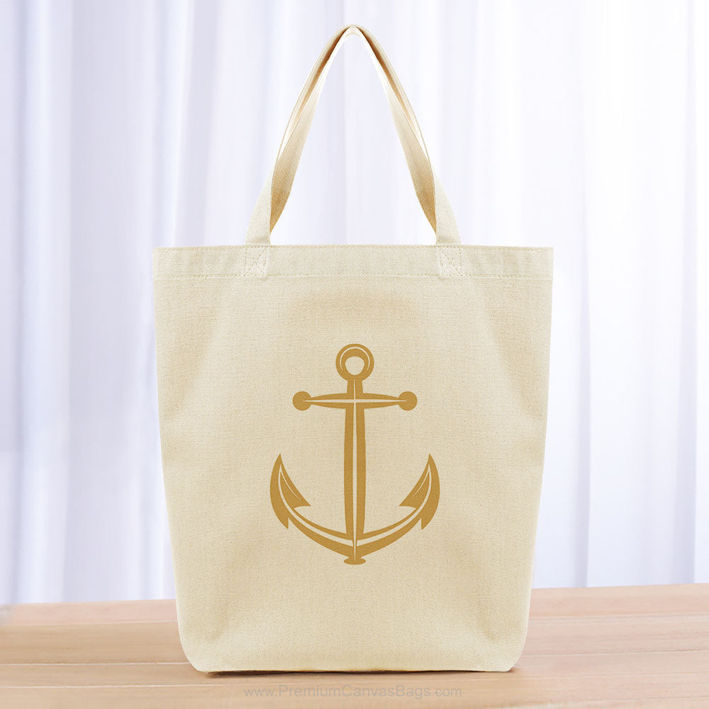 Anchor Tote Bag - yellow orange