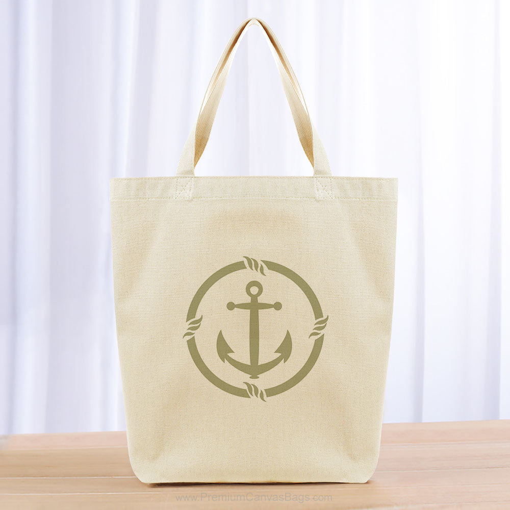 Anchor Tote Bag - khaki
