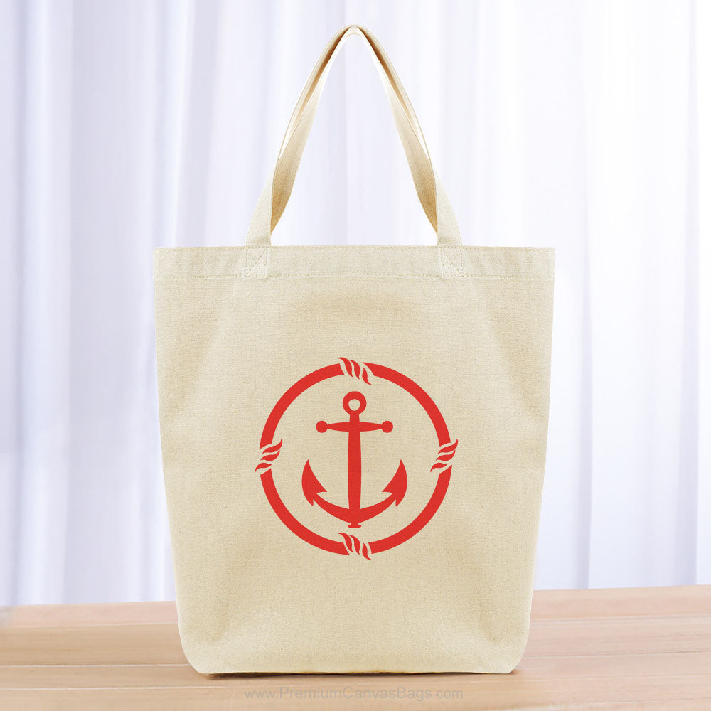 Anchor Tote Bag - red