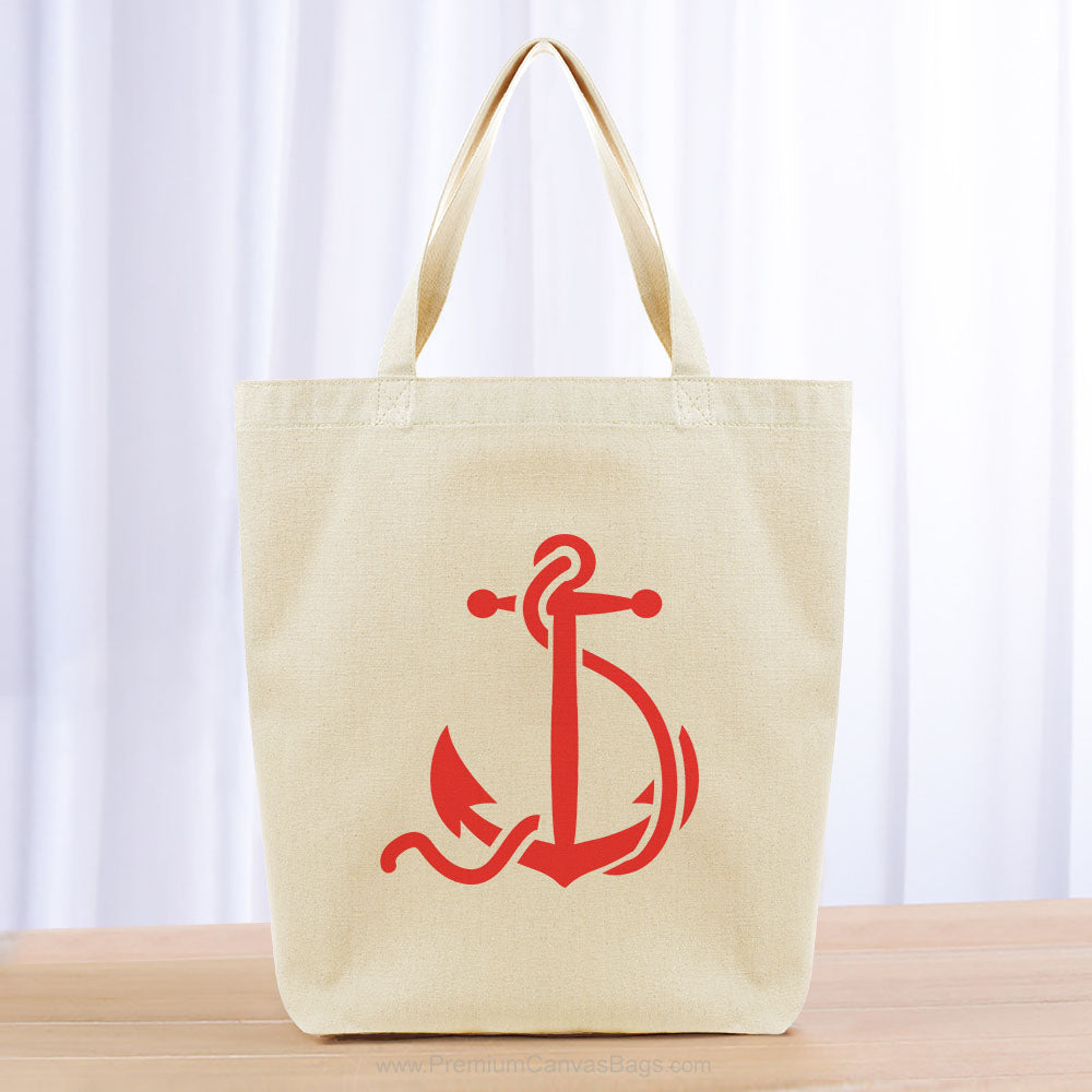 Anchor Tote Bag - red