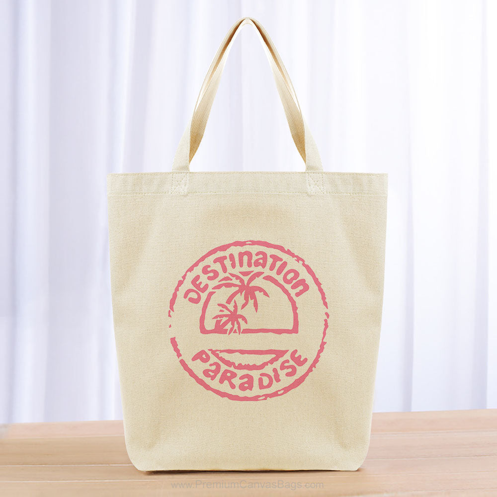 Destination Paradise Tote Bag - pink