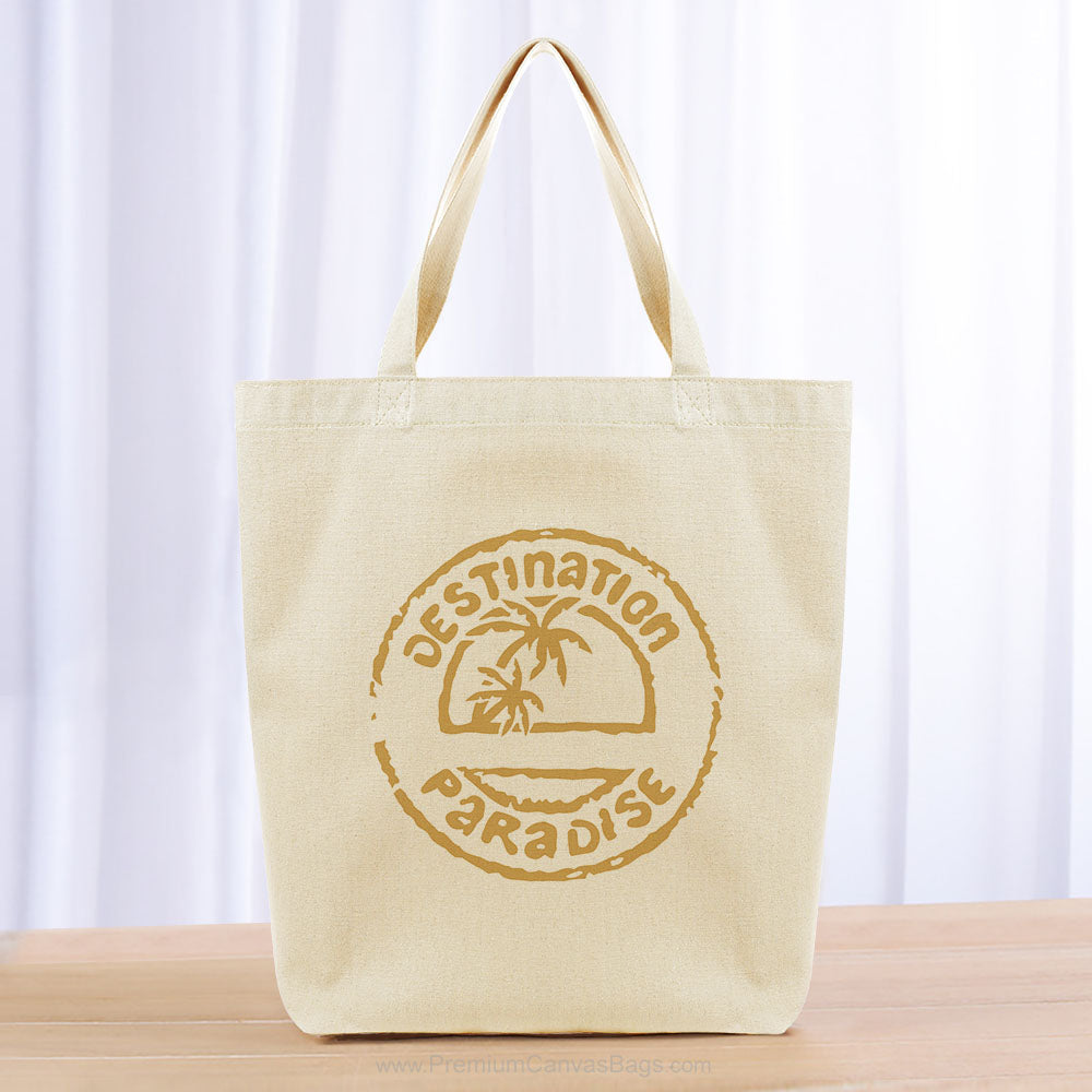 Destination Paradise Tote Bag - yellow orange