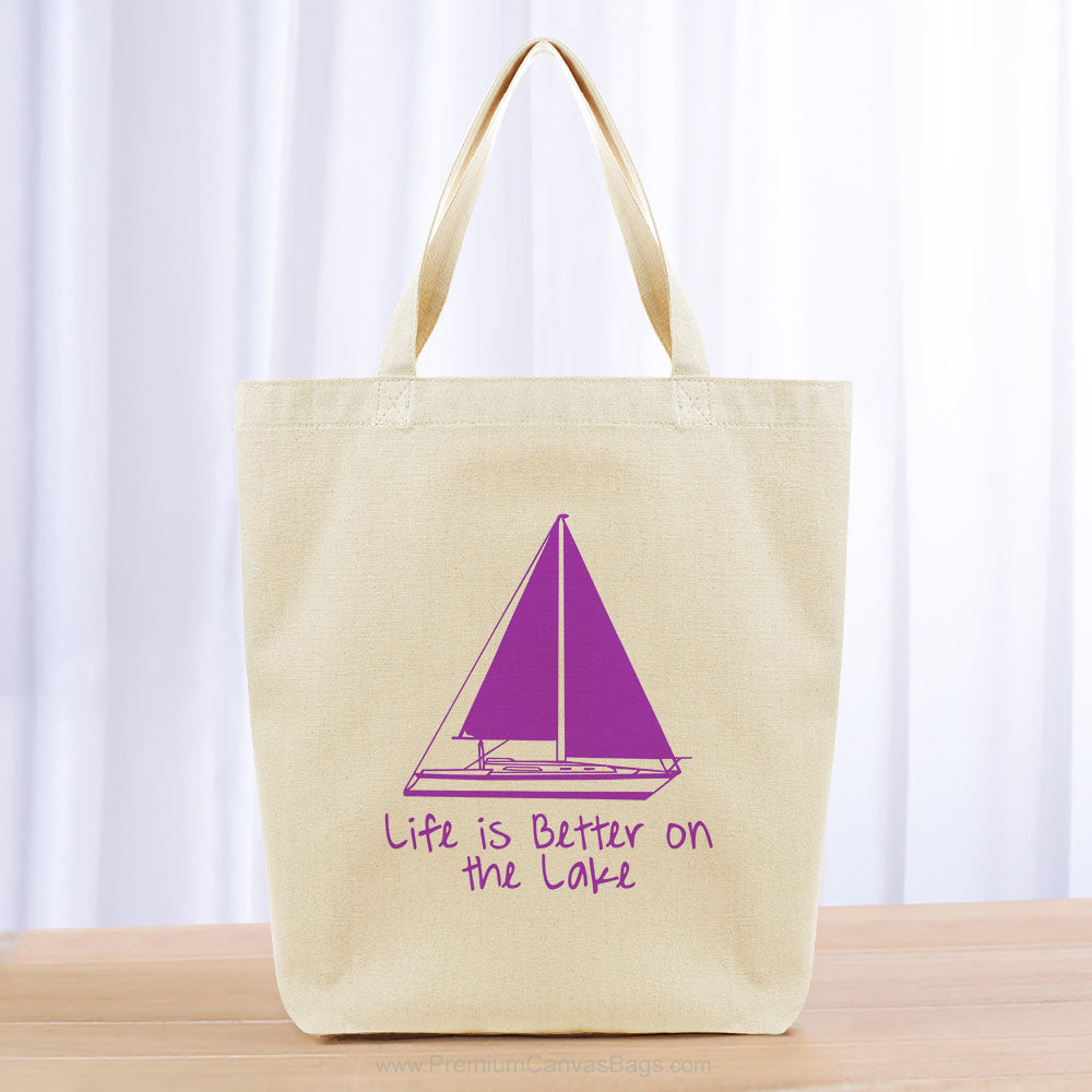 Beach Bum Tote Bag - purple