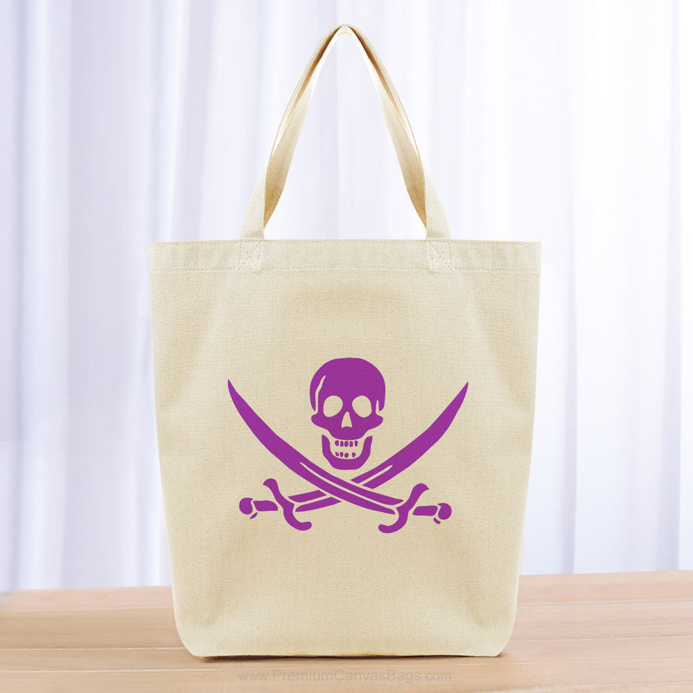 Pirate Tote Bag - purple