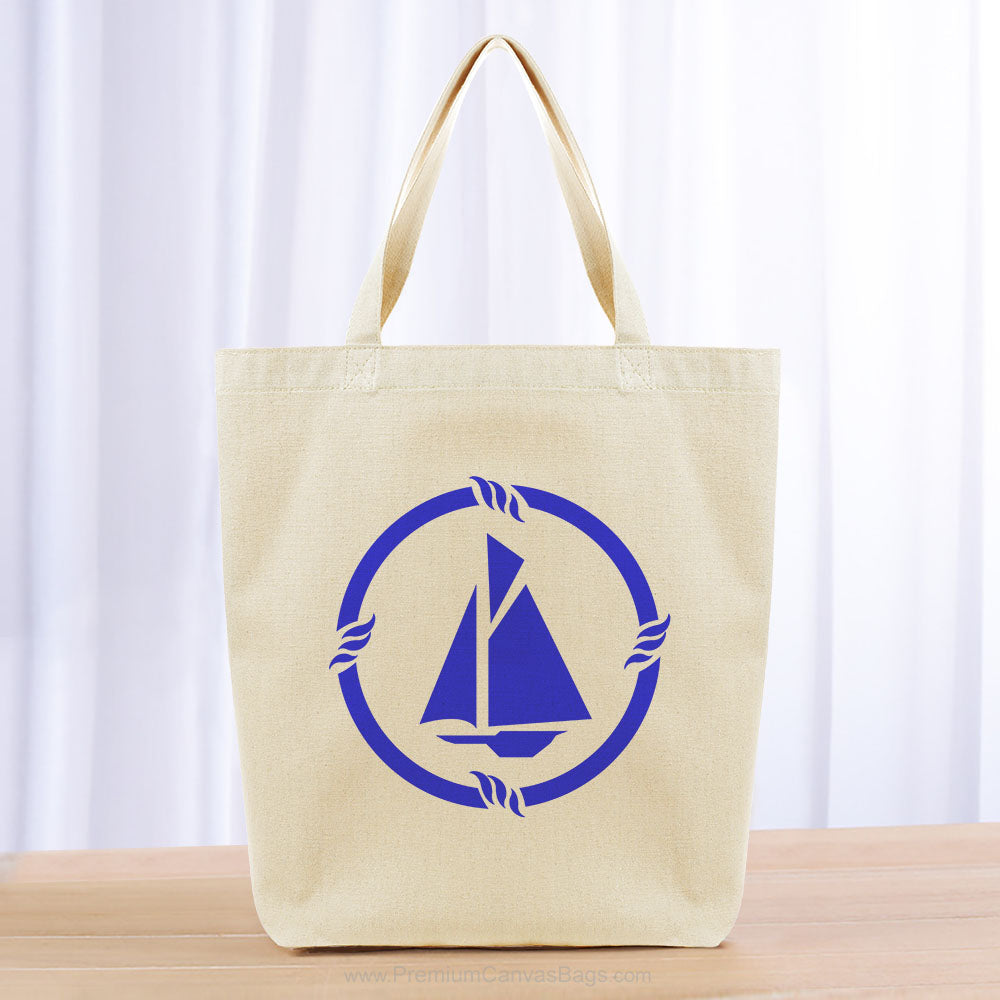 Sailing Tote Bag - blue