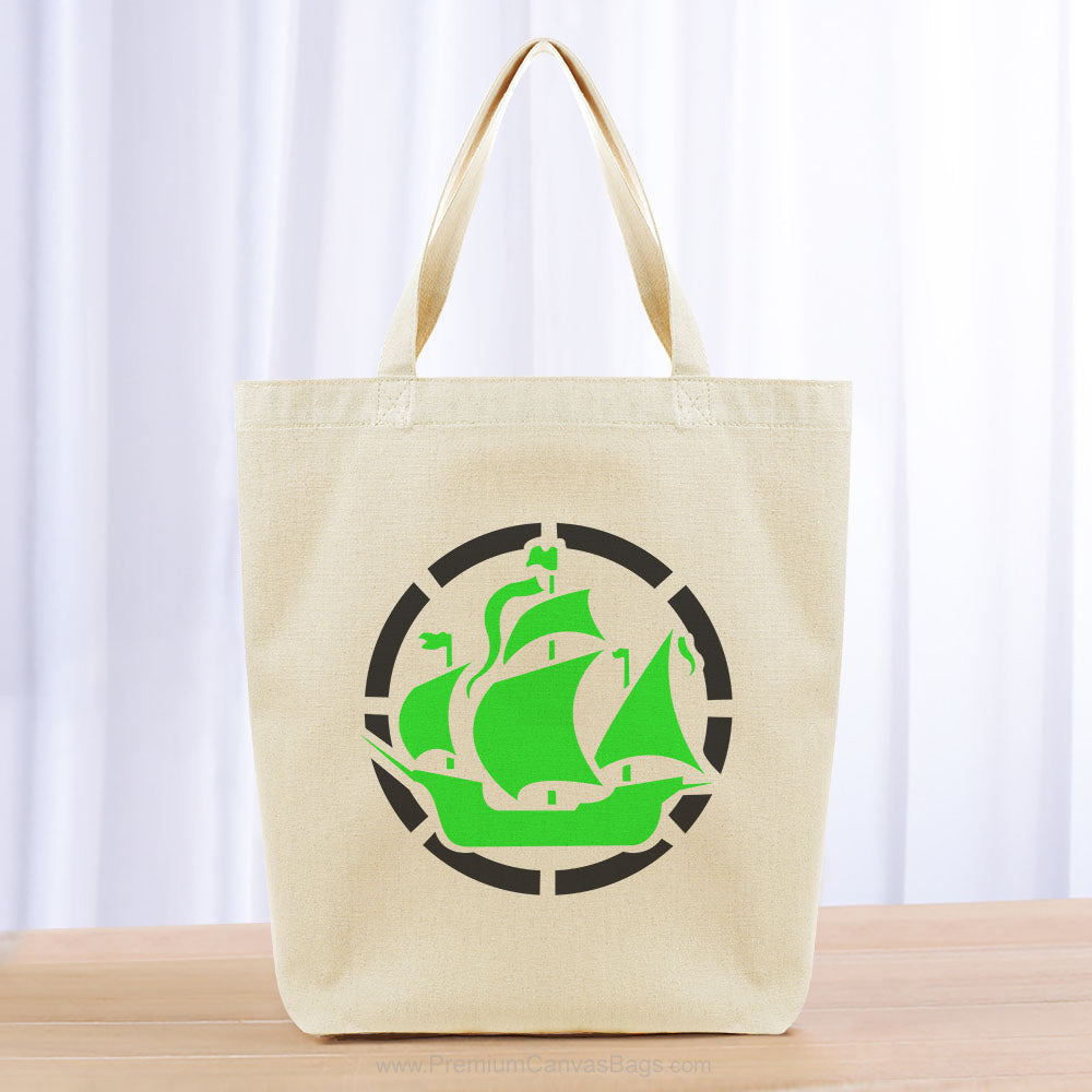 Sailing Tote Bag - black green