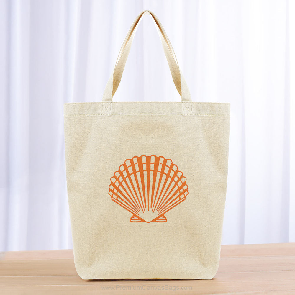 Sea Shell Tote Bag - orange