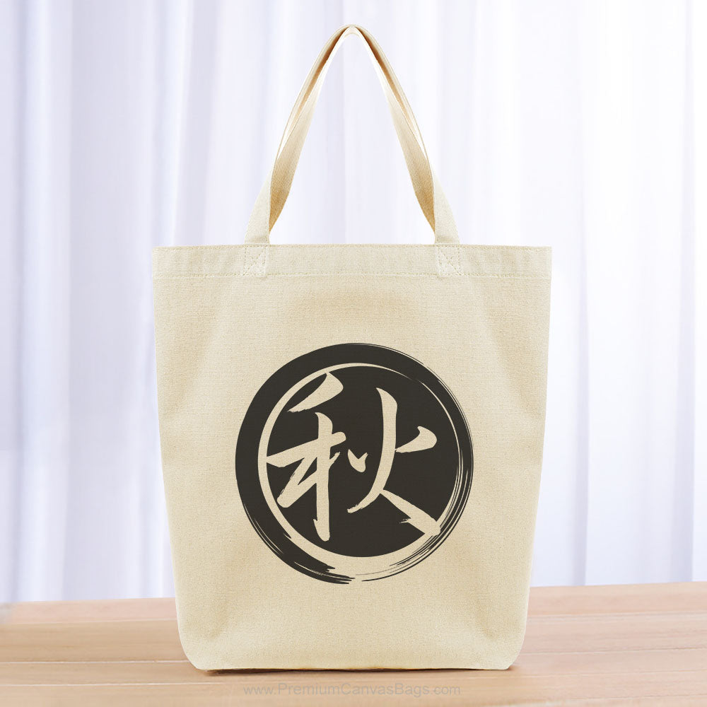 Autumn Tote Bag - black