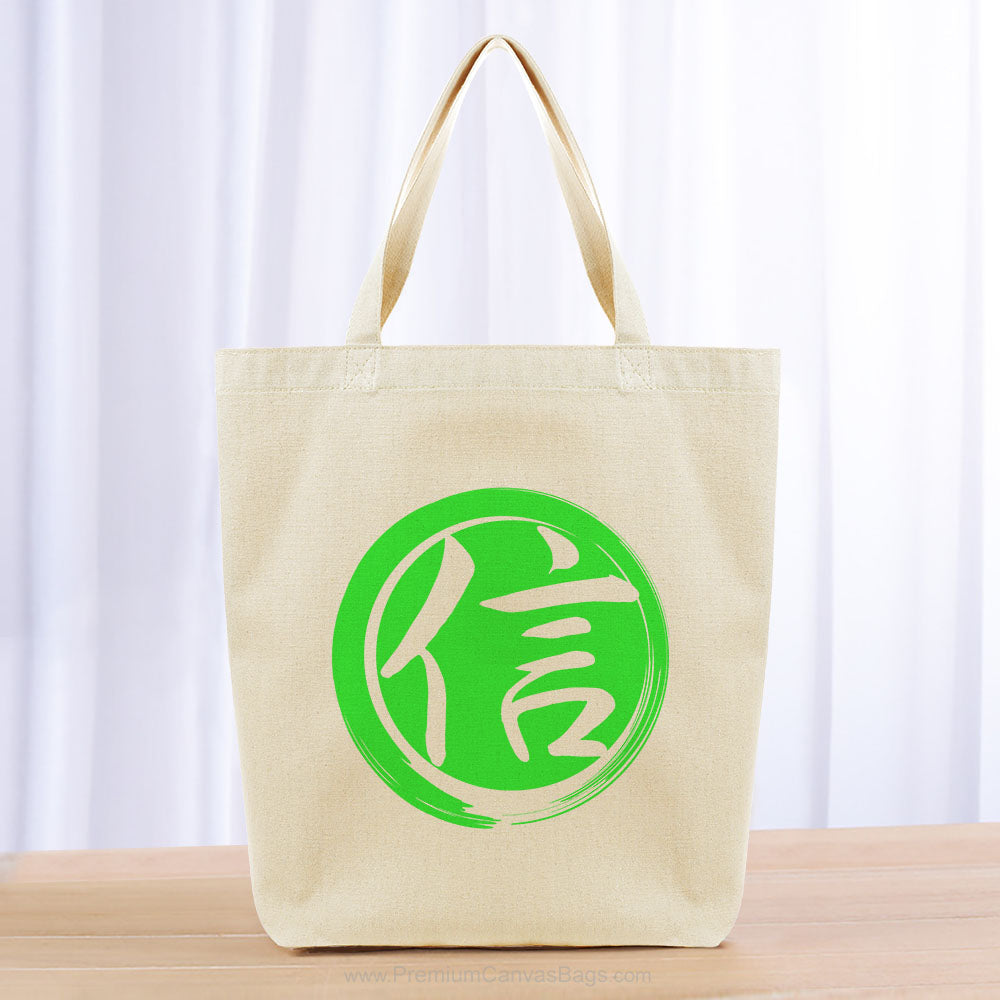 Believe Tote Bag - green
