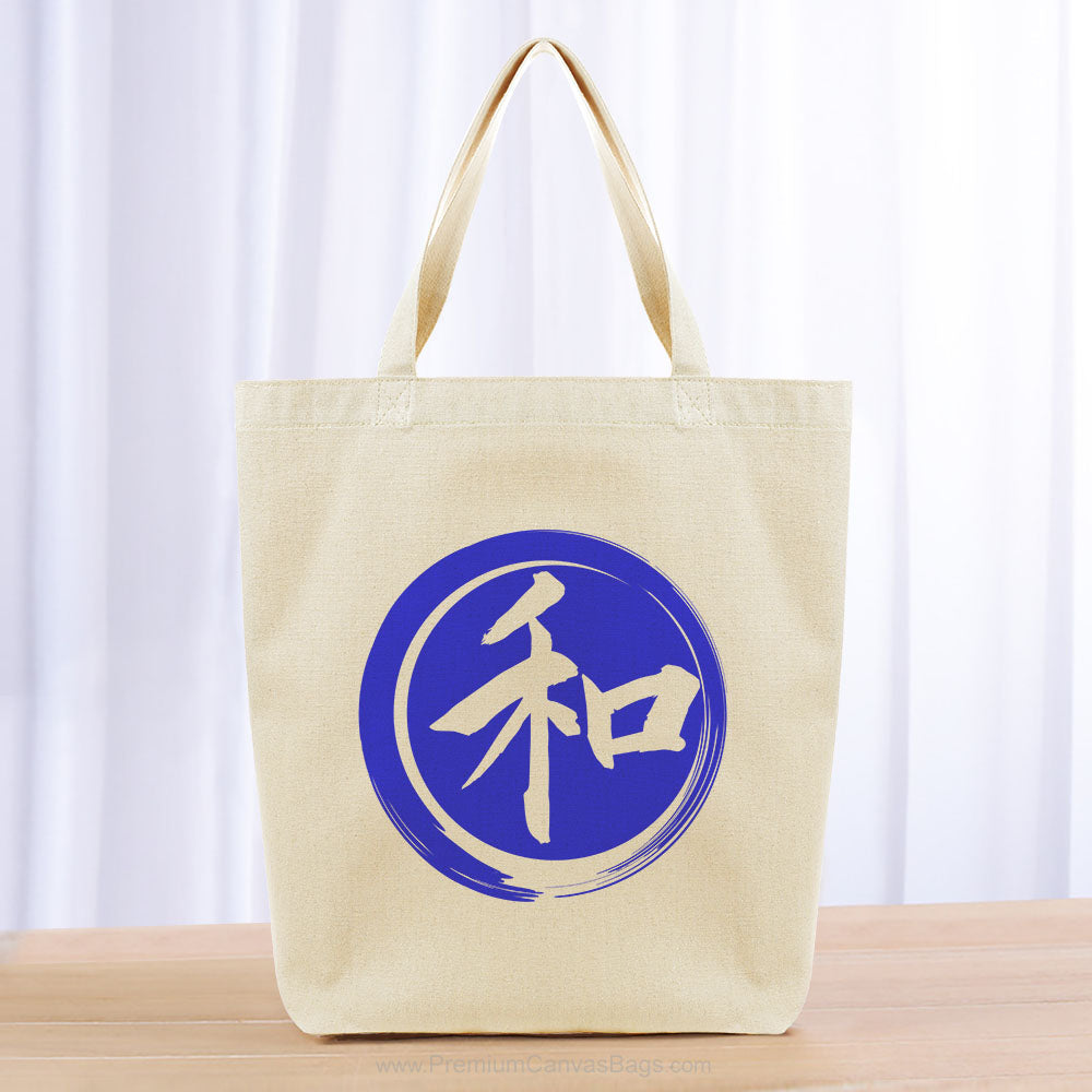 Peace Tote Bag - blue