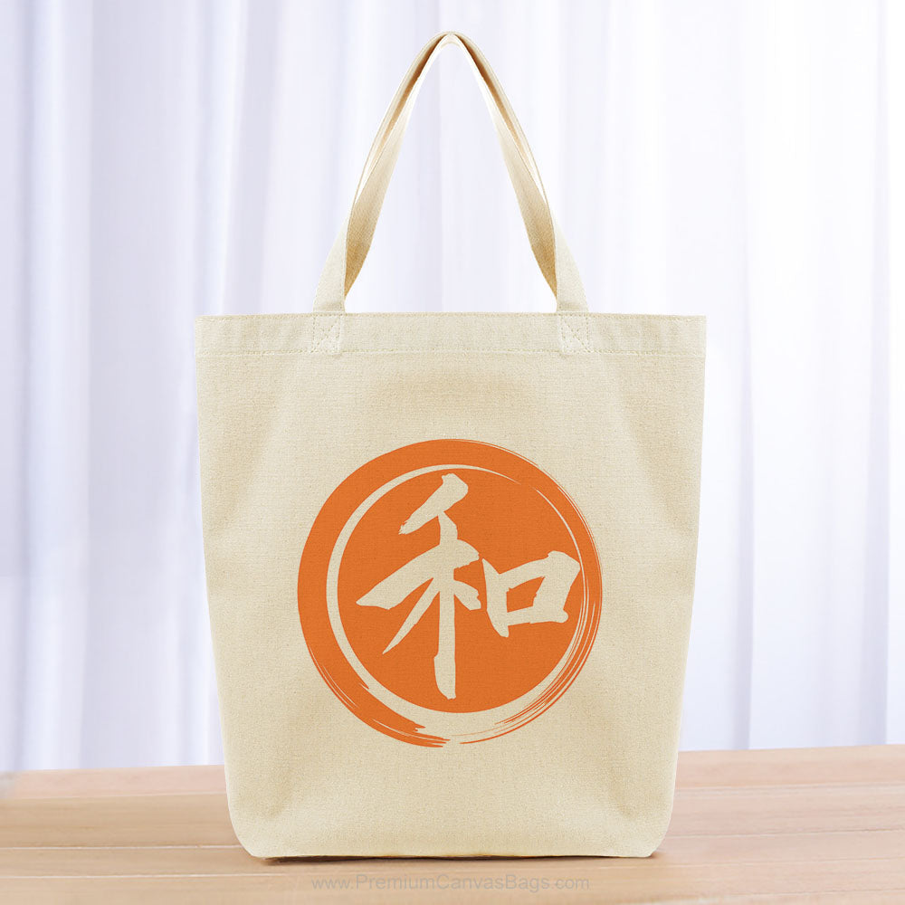 Peace Tote Bag - orange