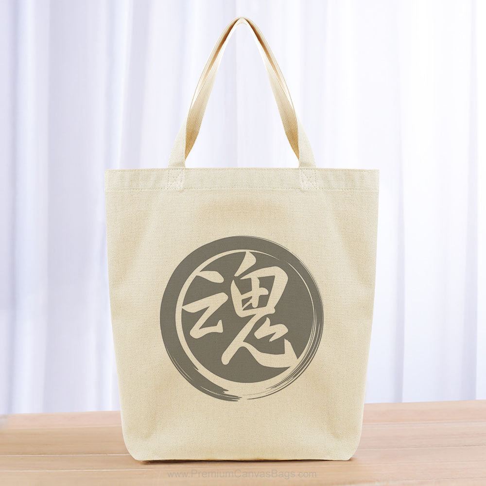 Tamashi Soul Tote Bag - gray
