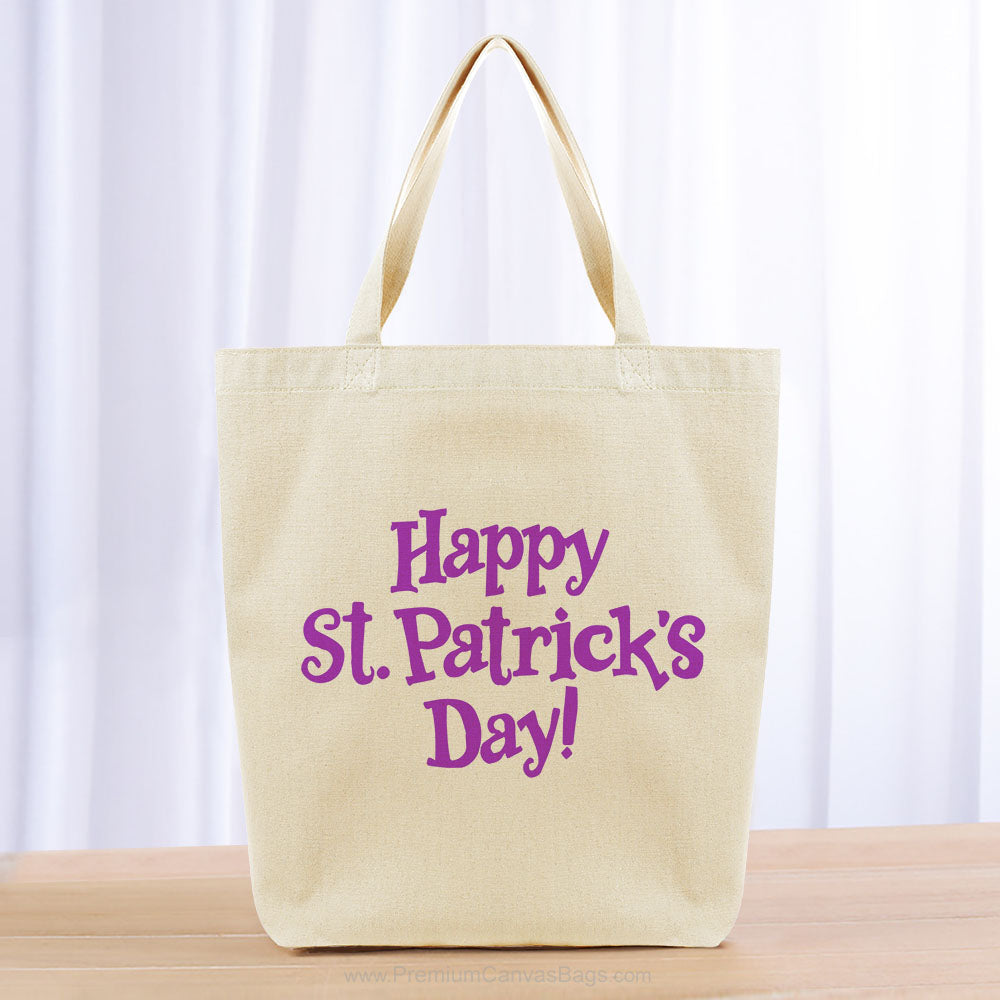 St. Patrick Tote Bag - purple