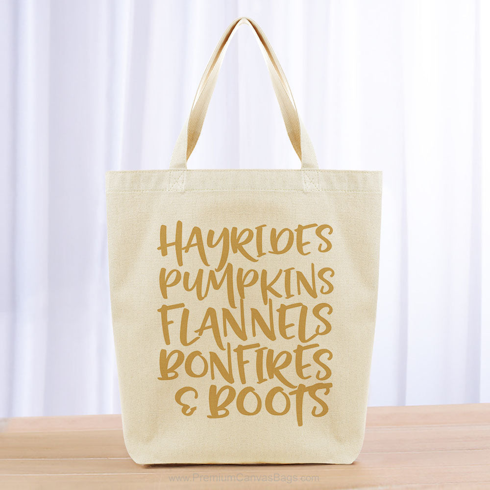 Thanksgiving Tote Bag - yellow orange