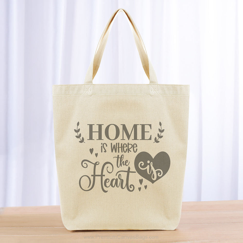 Valentines Tote Bag - gray