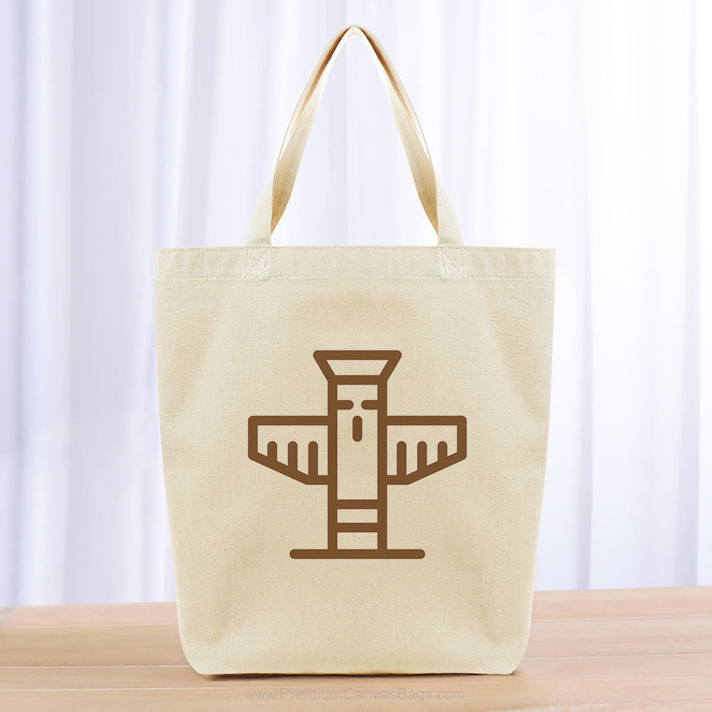 Totem Tote Bag - brown
