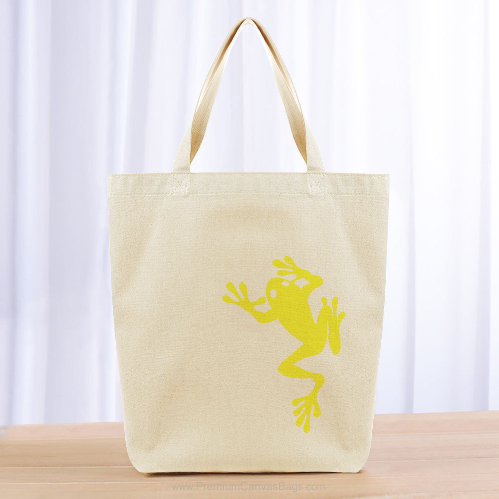 Frog Tote Bag - Yellow