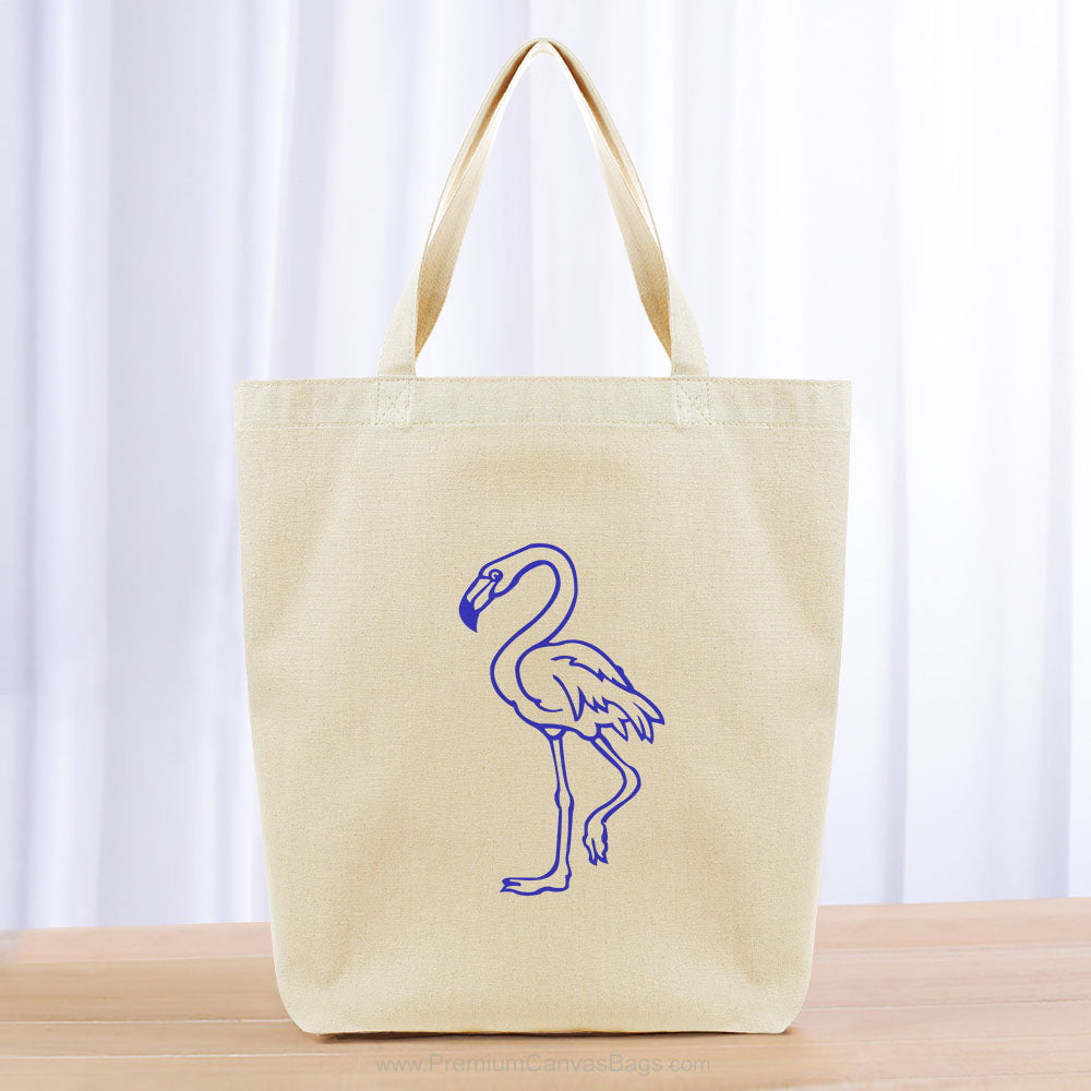 Flamingo Tote Bag - Blue