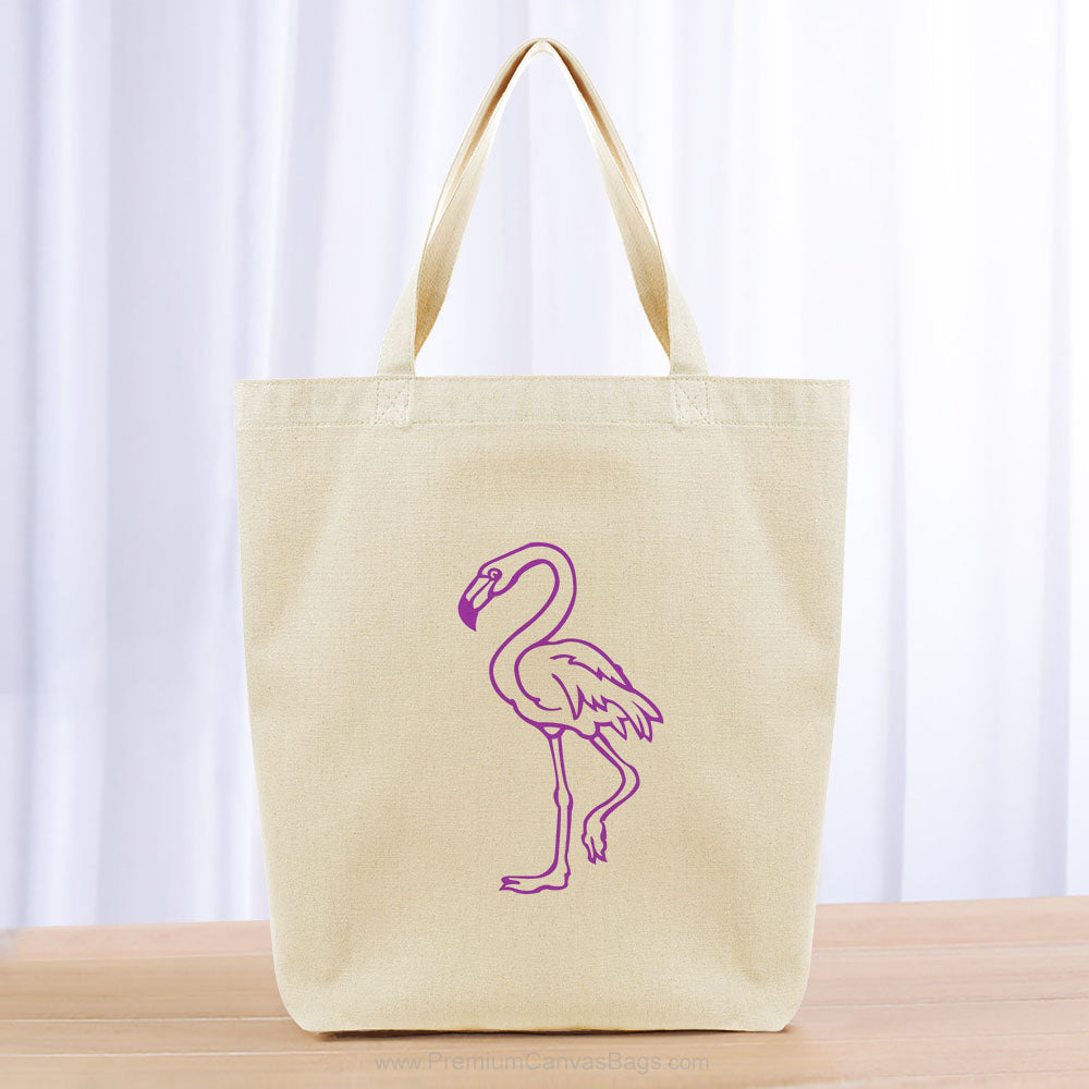 Flamingo Tote Bag - Purple
