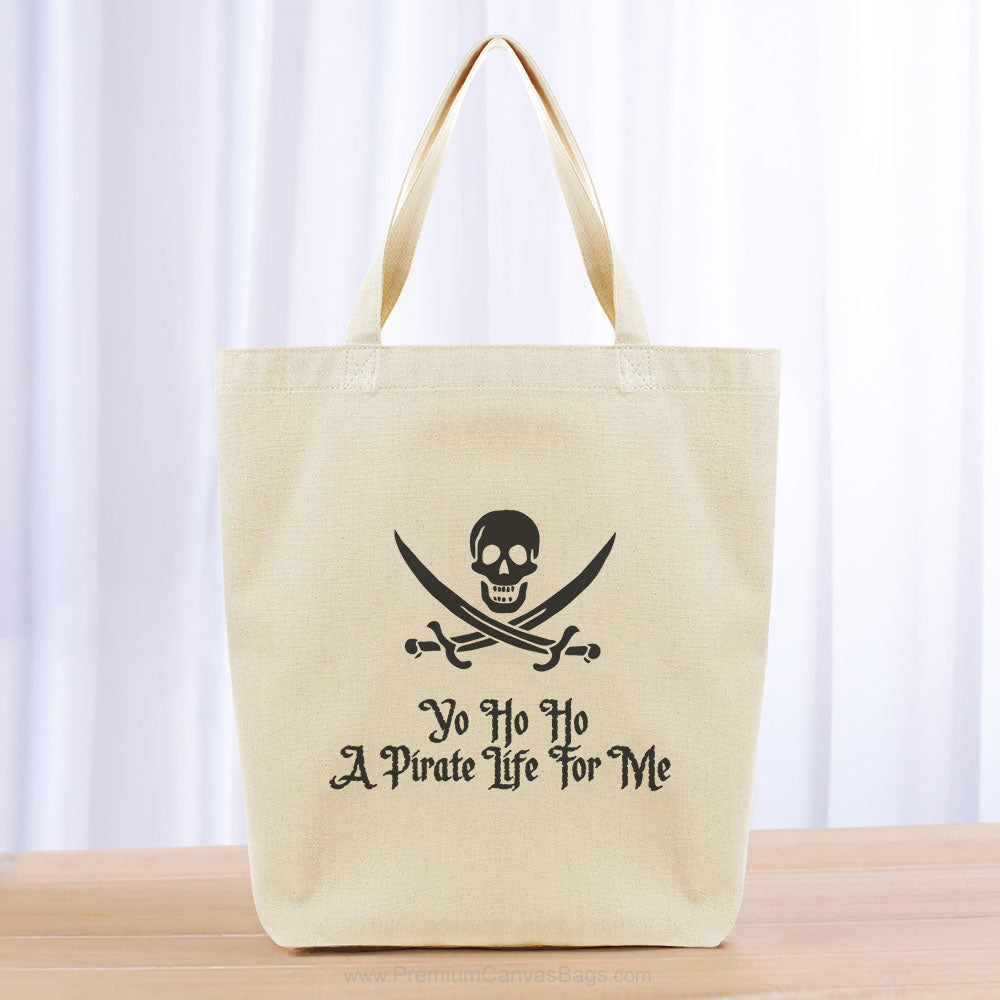 A Pirate Life for Me Tote Bag - black