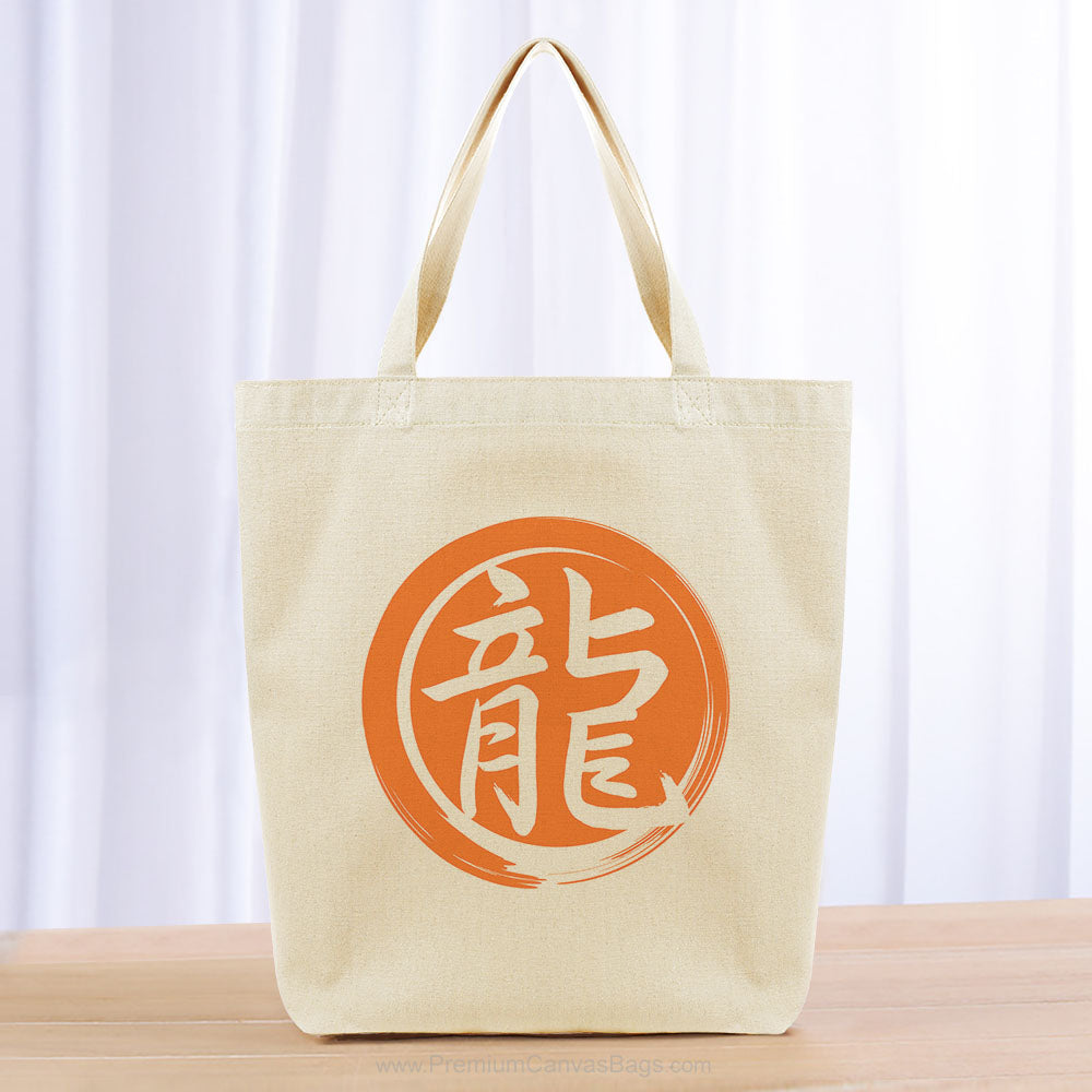 Dragon Tote Bag - orange