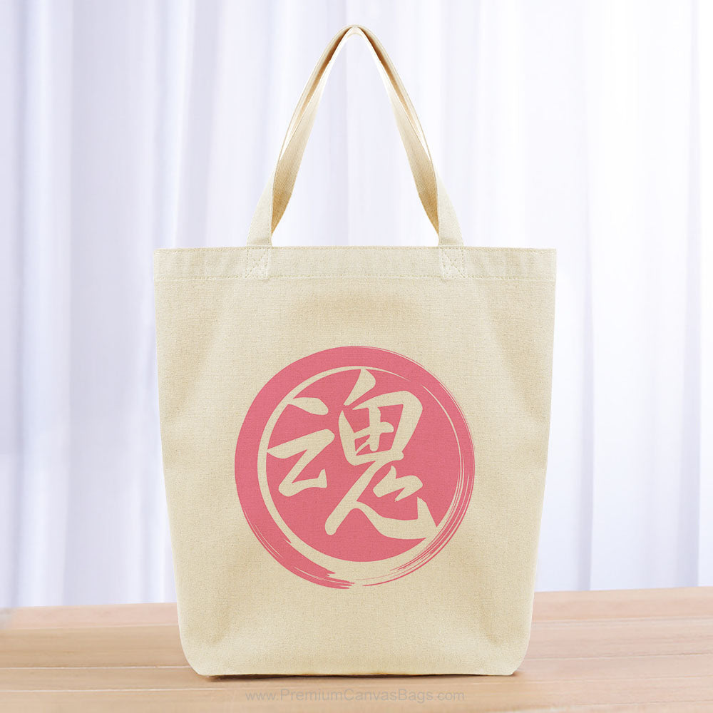 Tamashi Soul Tote Bag - pink