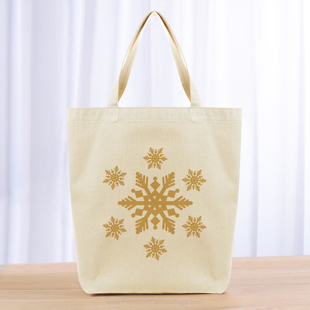 Christmas Tote Bag - yellow orange
