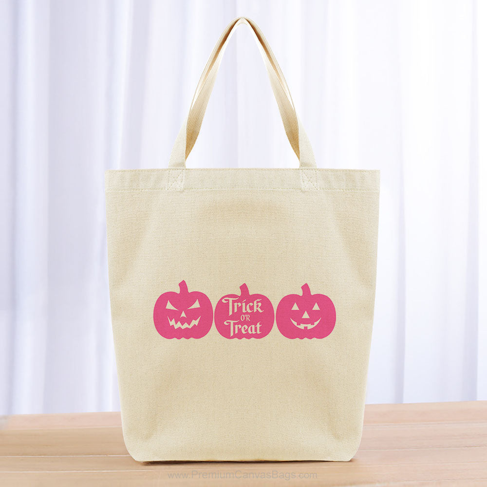 Halloween Tote Bag - hot pink