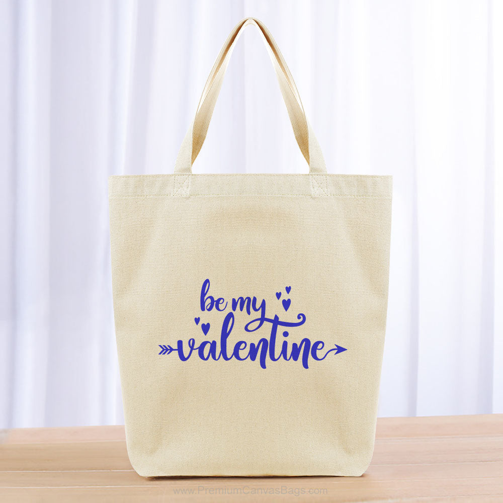 Valentines Tote Bag - blue