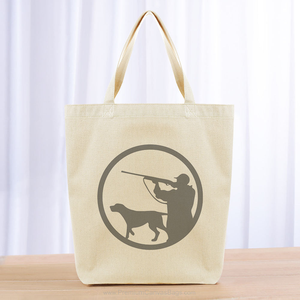 Hunting Tote Bag - gray