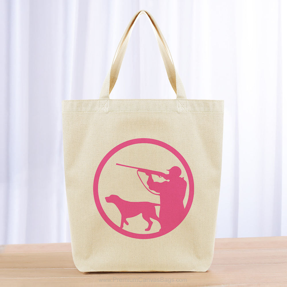 Hunting Tote Bag - hot pink