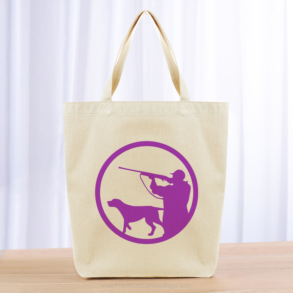 Hunting Tote Bag - purple