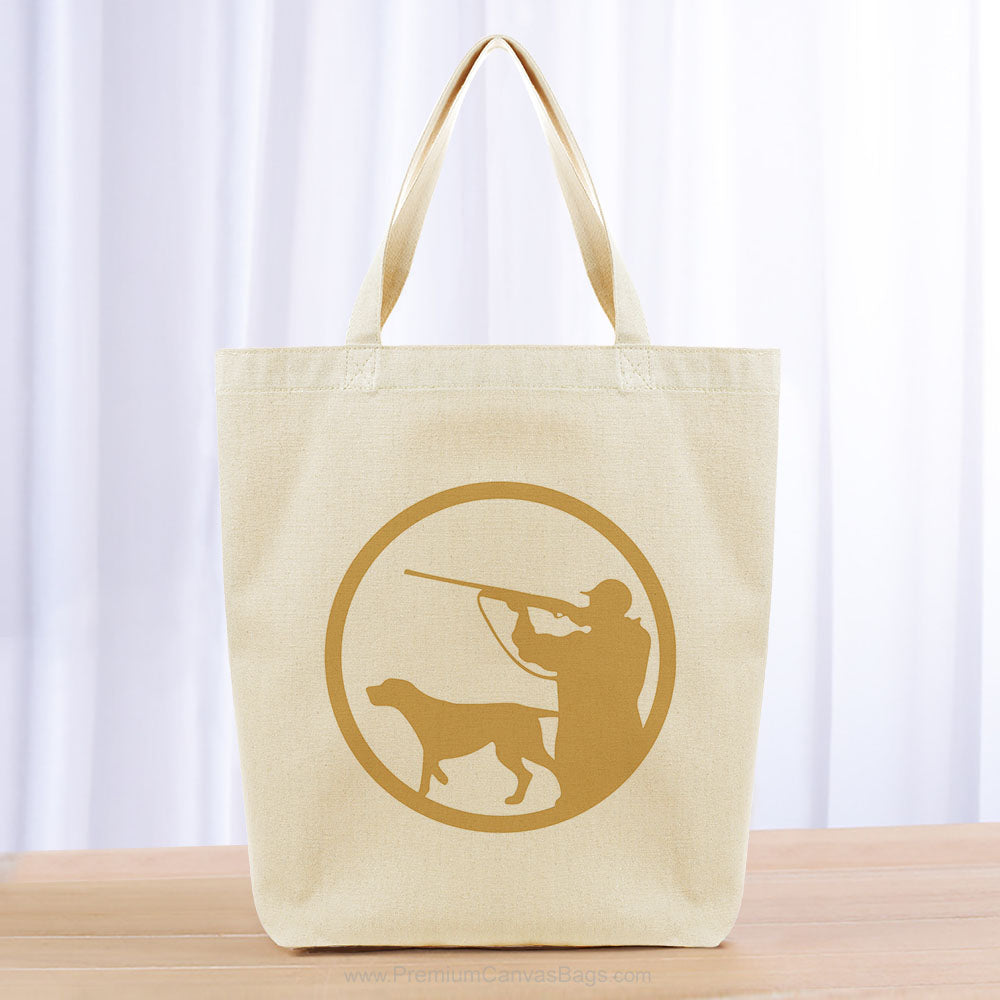 Hunting Tote Bag - yellow orange