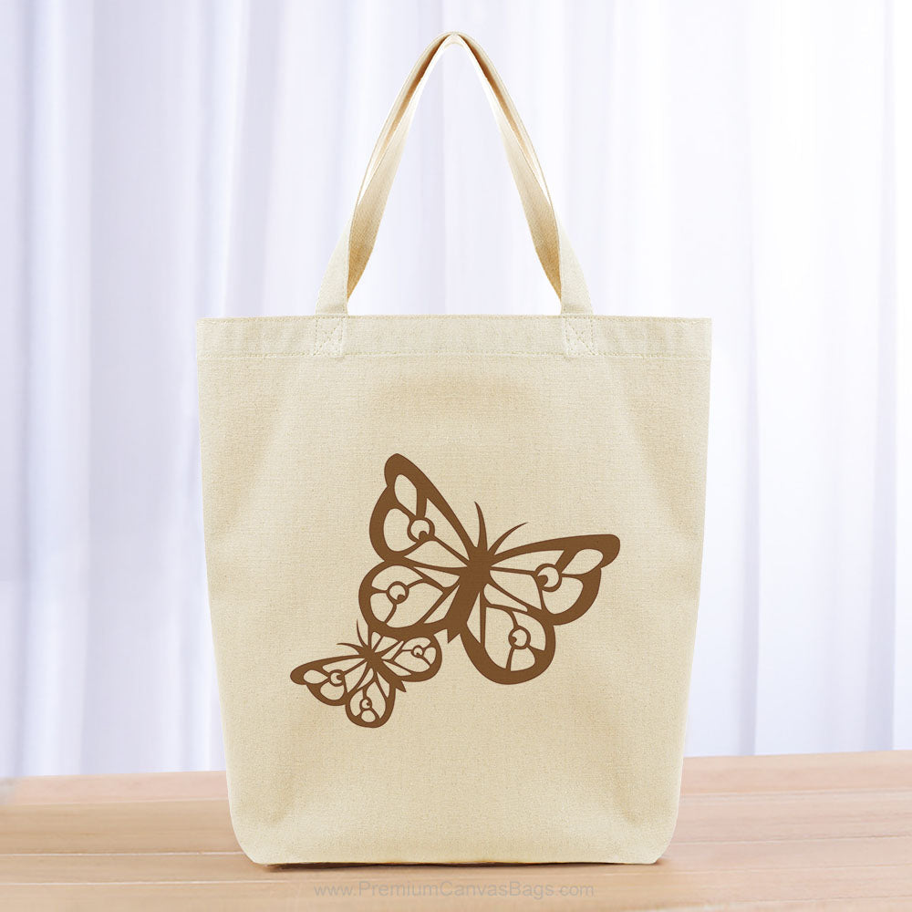 Kids Girl Tote Bag - brown