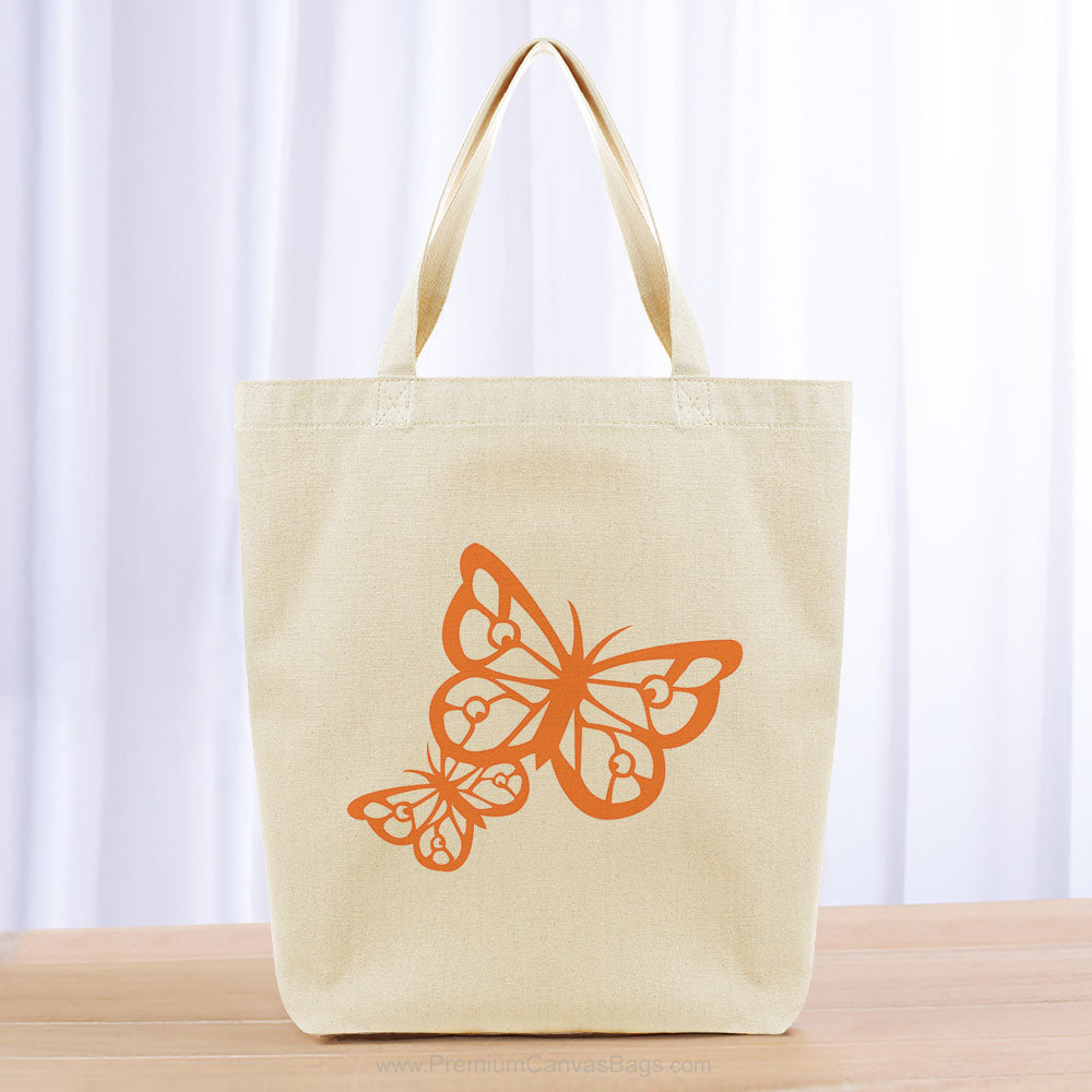 Kids Girl Tote Bag - orange