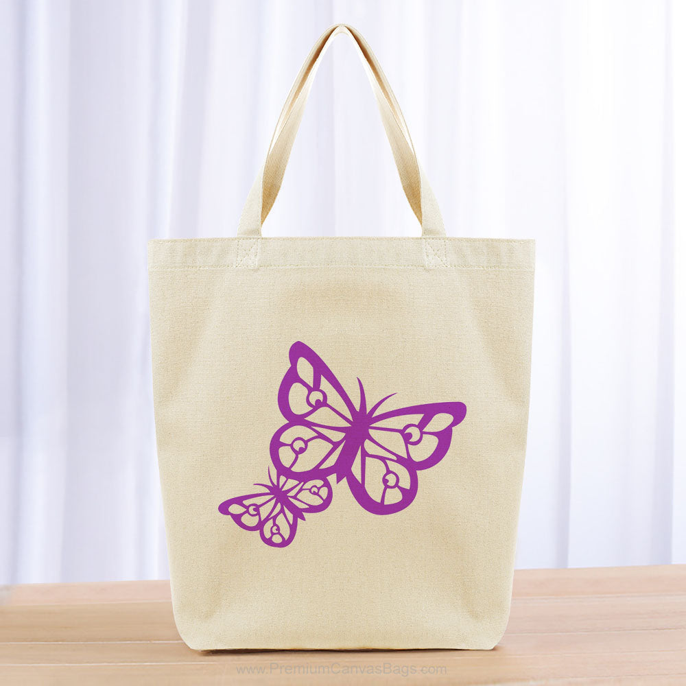 Kids Girl Tote Bag - purple