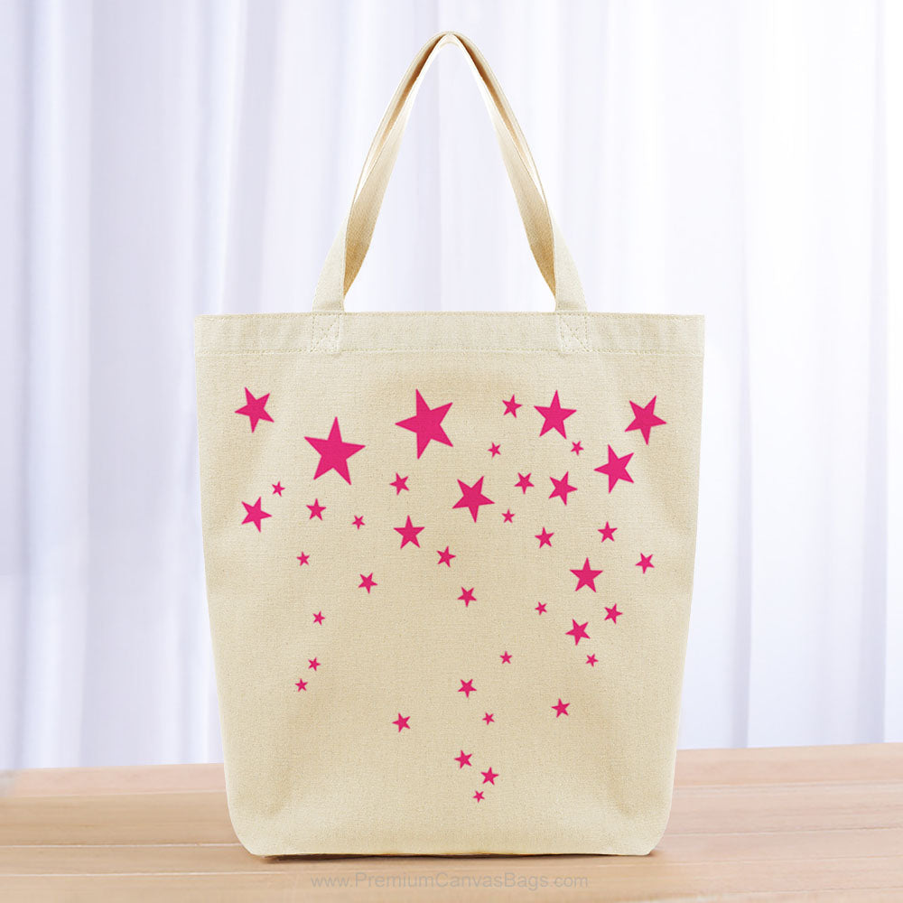 Kids Girl Tote Bag - hot pink