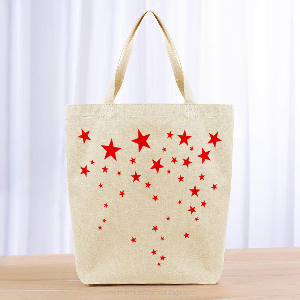 Kids Girl Tote Bag - red