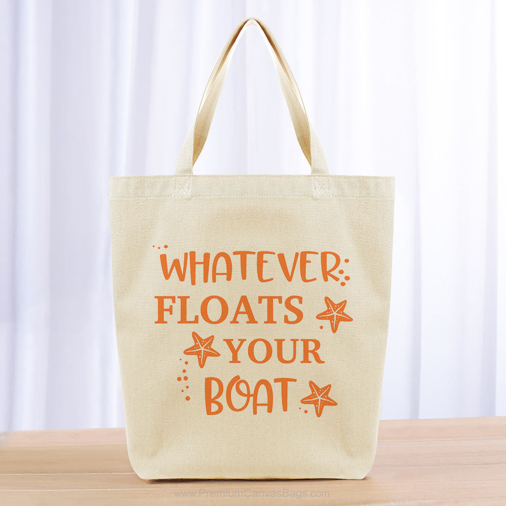 Whatever Floats Your Boat Tote Bag - orange