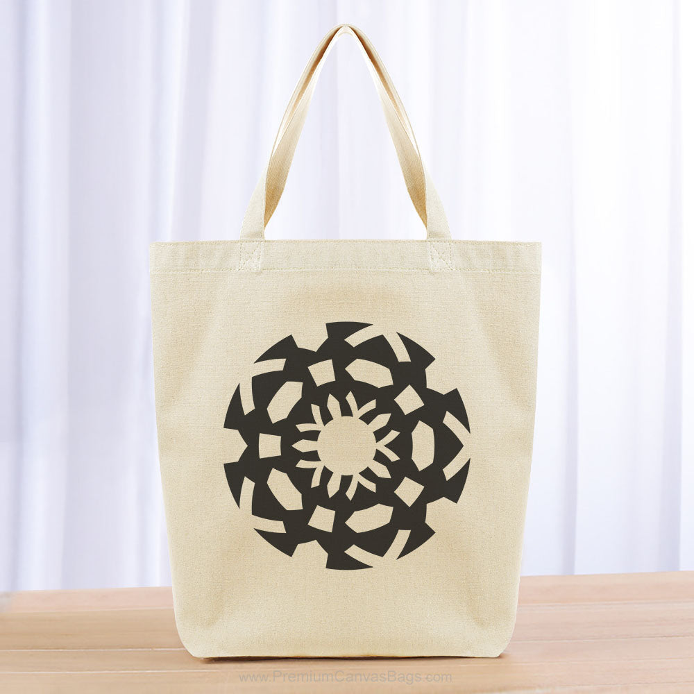 Aztec Tote Bag - black