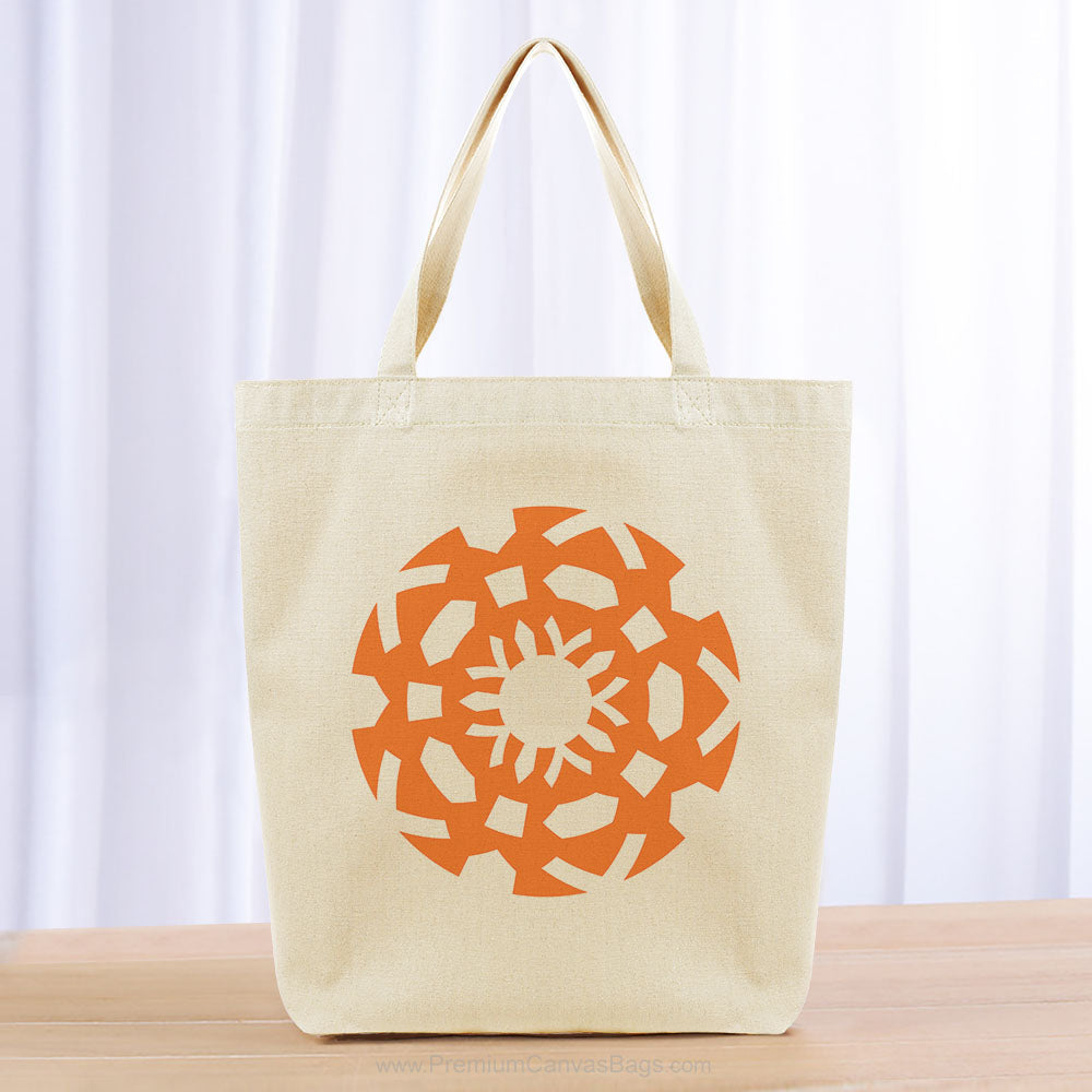 Aztec Tote Bag - orange